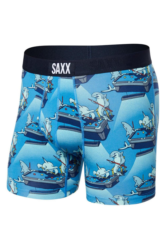 SAXX Ultra Open Fly Boxer SXBB30F-PSP (Pool Shark Pool-Blue)