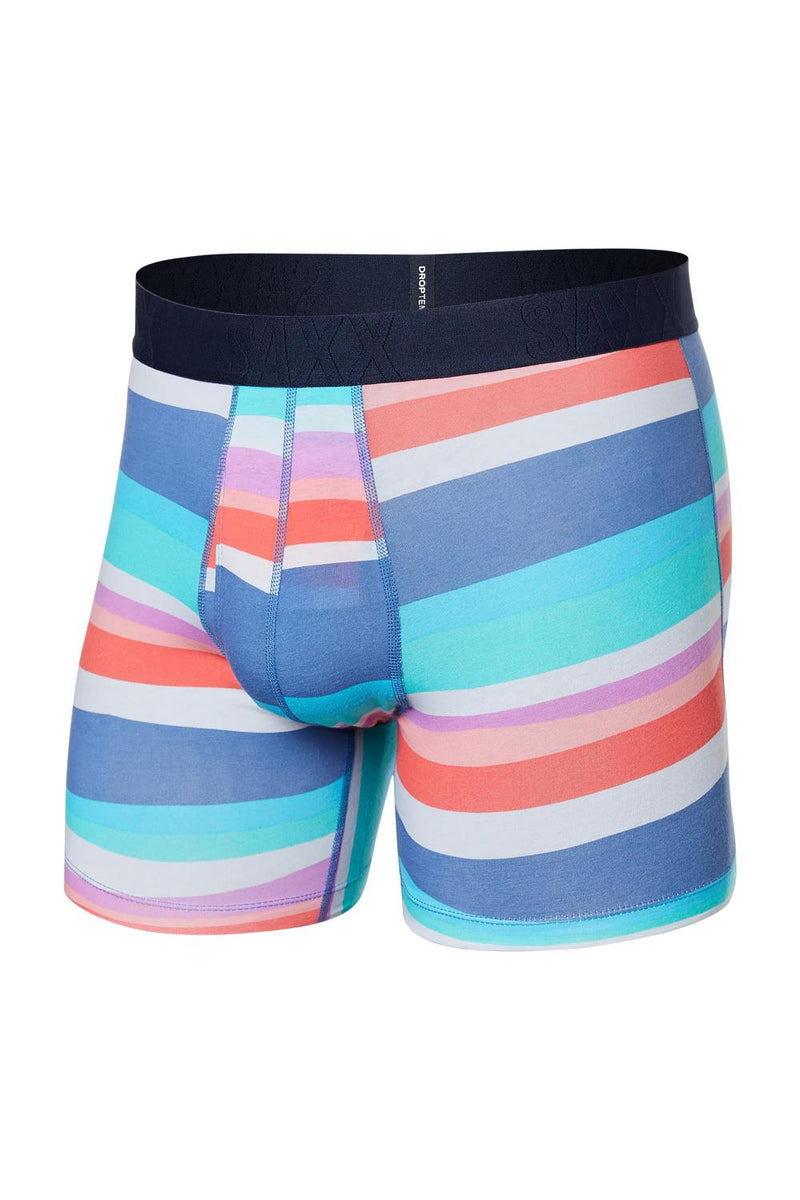 SAXX Droptemp Cool Cotton Boxer Brief SXBB44-CMS (Cutback Stripe-Multi)