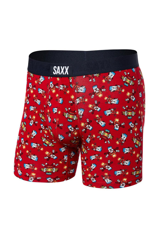 SAXX Vibe Boxer Brief SXBM35-BGR (Big Bang-Red)