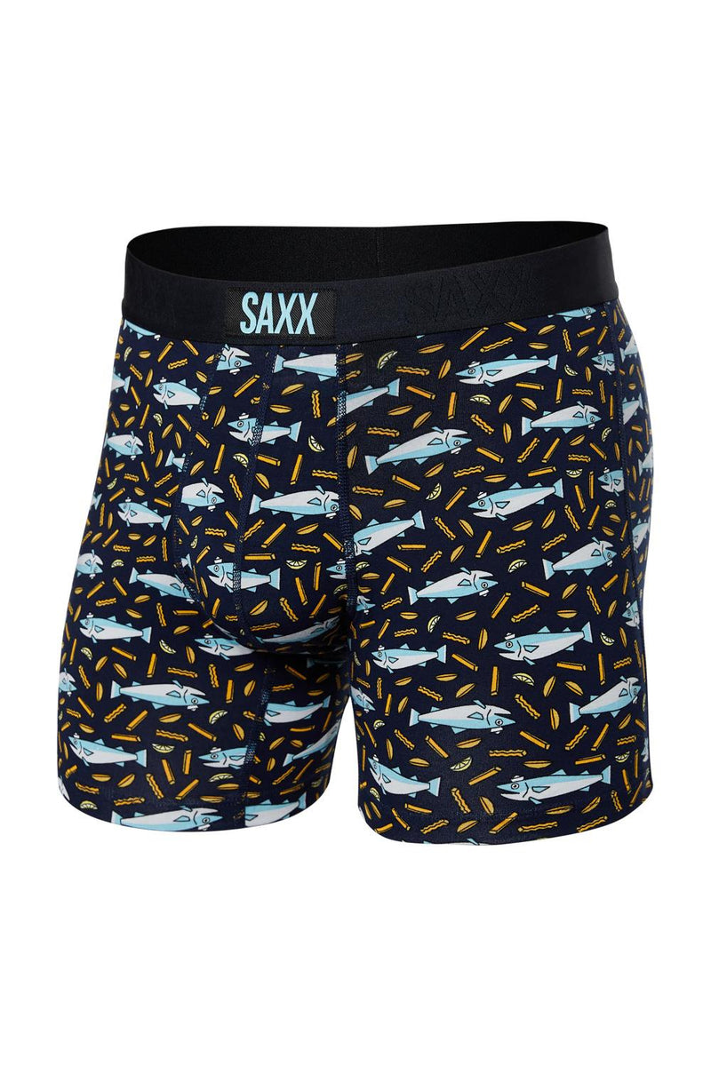 SAXX Vibe Boxer Brief SXBM35-FCN (Fish and Chips-Navy)