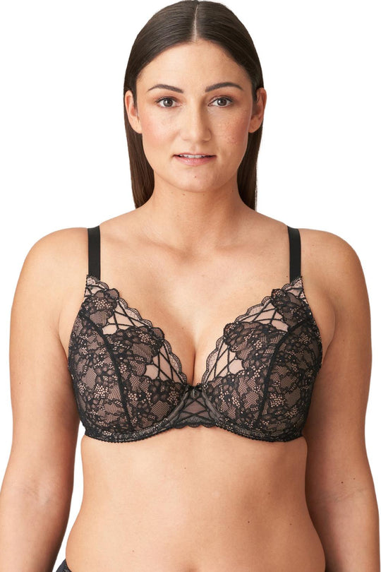 PrimaDonna Livonia Plunge Bra, Black (0163432)