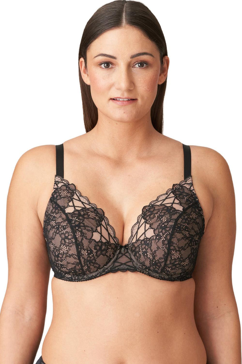 PrimaDonna Livonia Plunge Bra, Black (0163432)