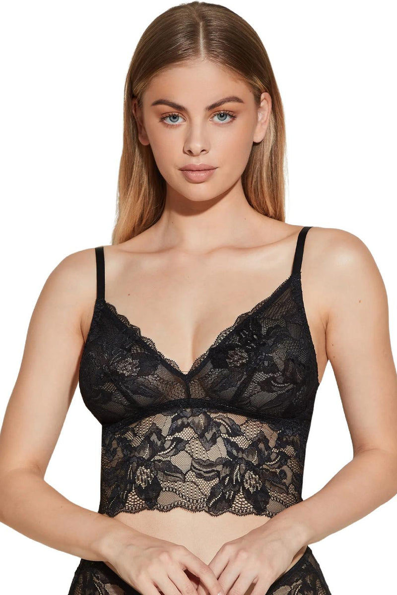 Cosabella Paradiso Crop Cami, Black (PARAD1511)
