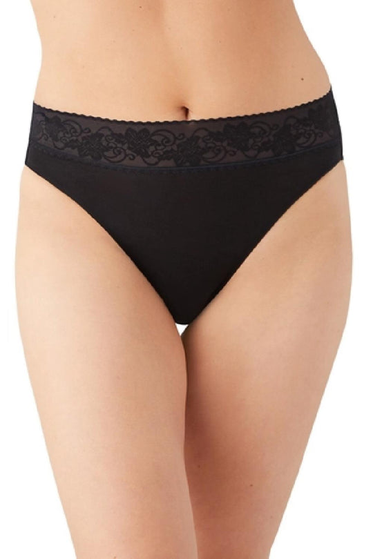 Wacoal Comfort Touch Hi-Cut Brief, Black (871353)