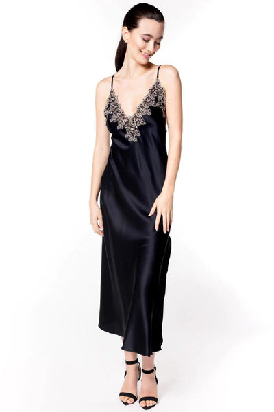 Christine Diva Gown, Noir (DDA7479)