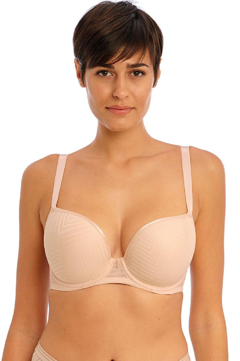 Freya Tailored Moulded Plunge Bra AA401131 Natural Beige