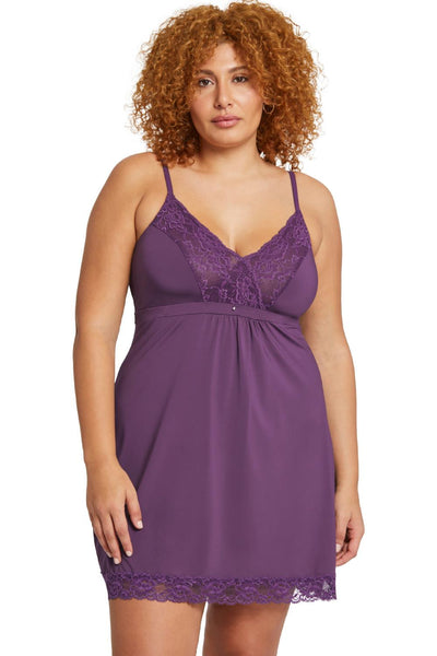 Montelle Bust Support Chemise, Pinot (9394)