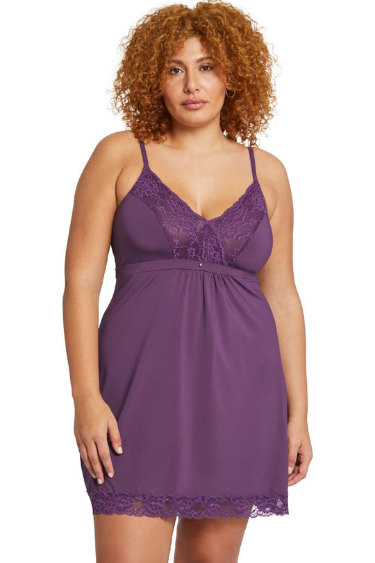 Montelle Bust Support Chemise, Pinot (9394)