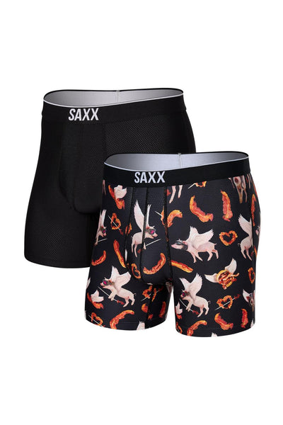 SAXX Volt Boxer Brief 2-pack SXPP2T-BML (Bacon My Heart/ Black)