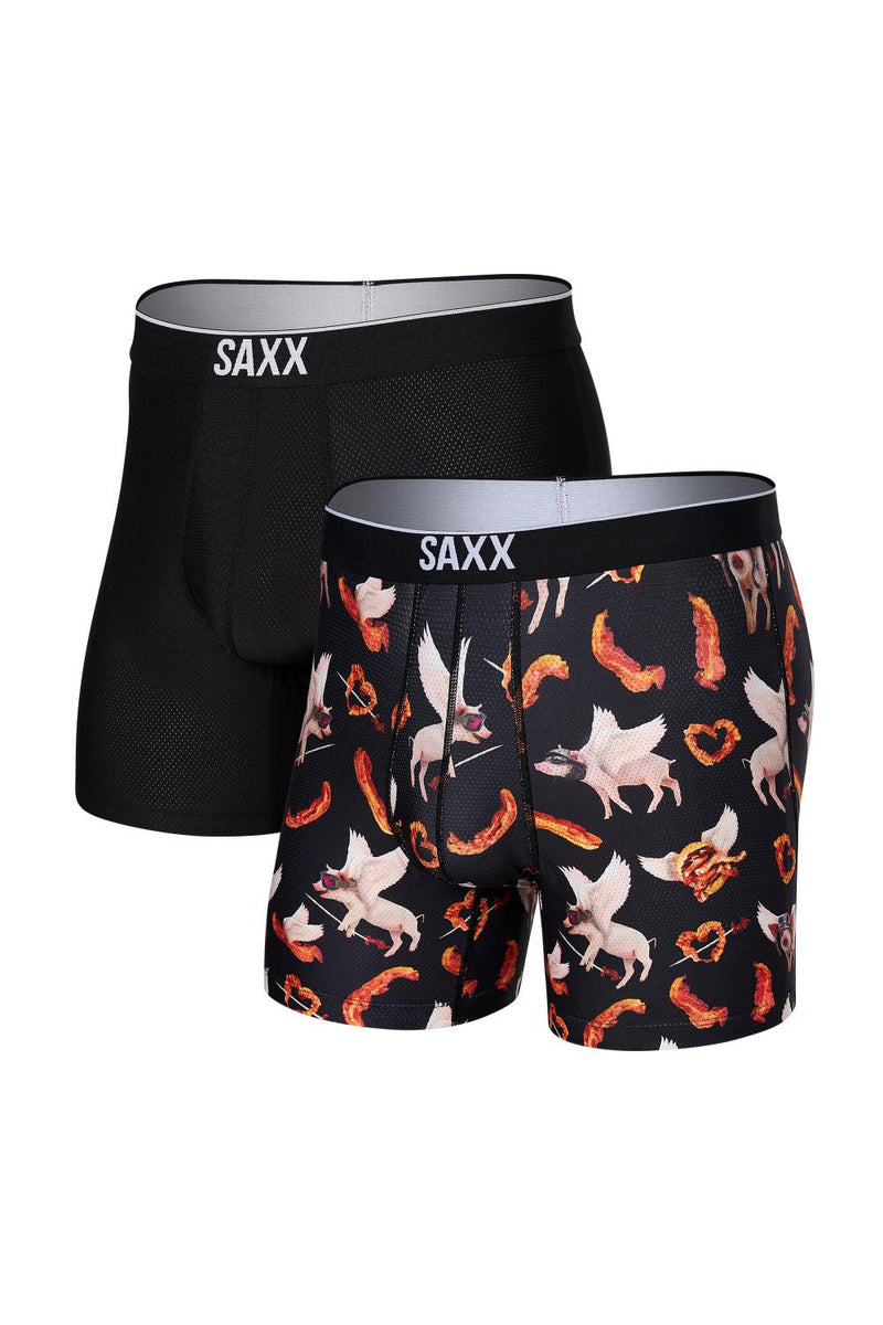 SAXX Volt Boxer Brief 2-pack SXPP2T-BML (Bacon My Heart/ Black)