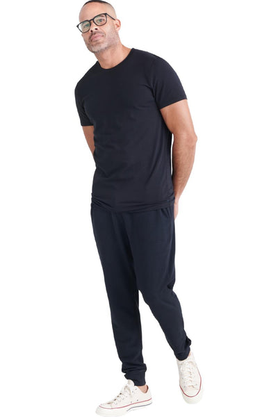 SAXX Droptemp Cool Cotton S/S Crew Neck T-shirt SXSC44-BLK (Black)