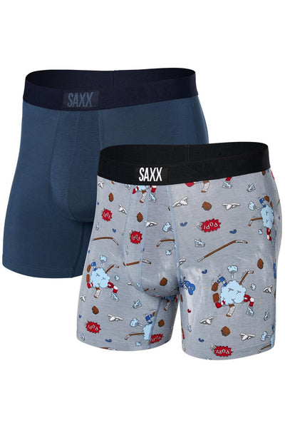 SAXX Vibe Boxer Brief 2 Pack SXPP2V-BBN (Bench Brawl/Navy)