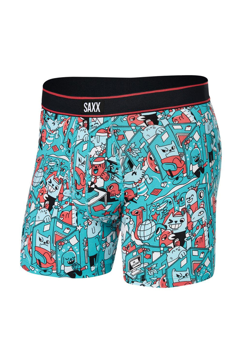 SAXX Daytripper Boxer Brief SXBB11F-HOP (Holiday Office Party-Multi)