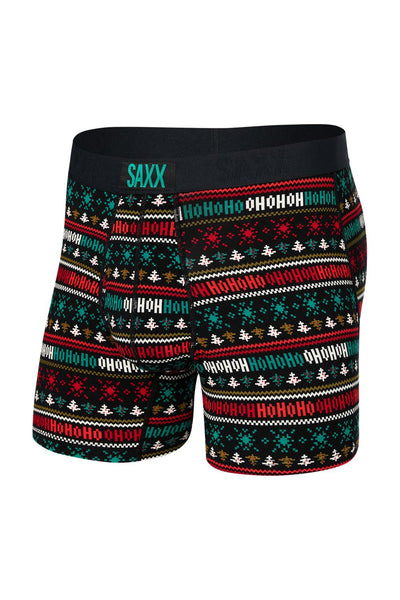 SAXX Ultra Boxer Brief SXBB30F-HWS (Holiday Sweater-Black)