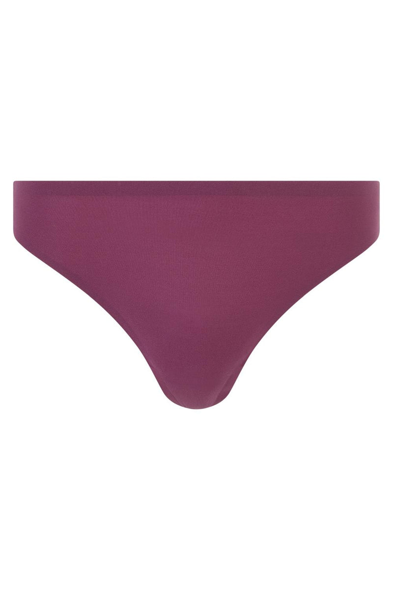 Chantelle Soft Stretch One Size Thong 2649 Smoke Pink – My Top Drawer