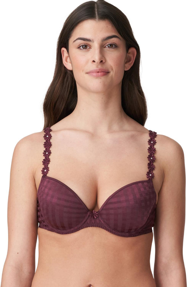 Marie Jo Avero Padded Plunge Bra, Wine (0100418)