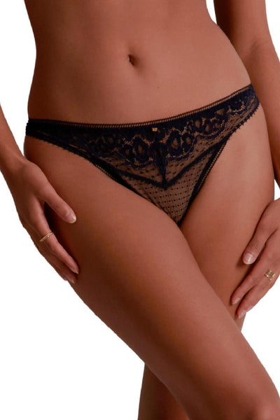 Aubade Illusion Fauve Thong 1A26 Crepuscule