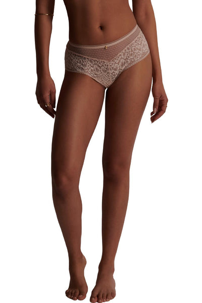 Aubade Illusion Fauve Shorty IA70 Thé Blanc