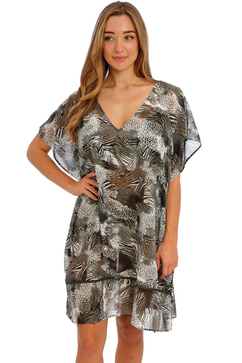 Fantasie Seraya Sands Kaftan, Monochrome (FS503794)