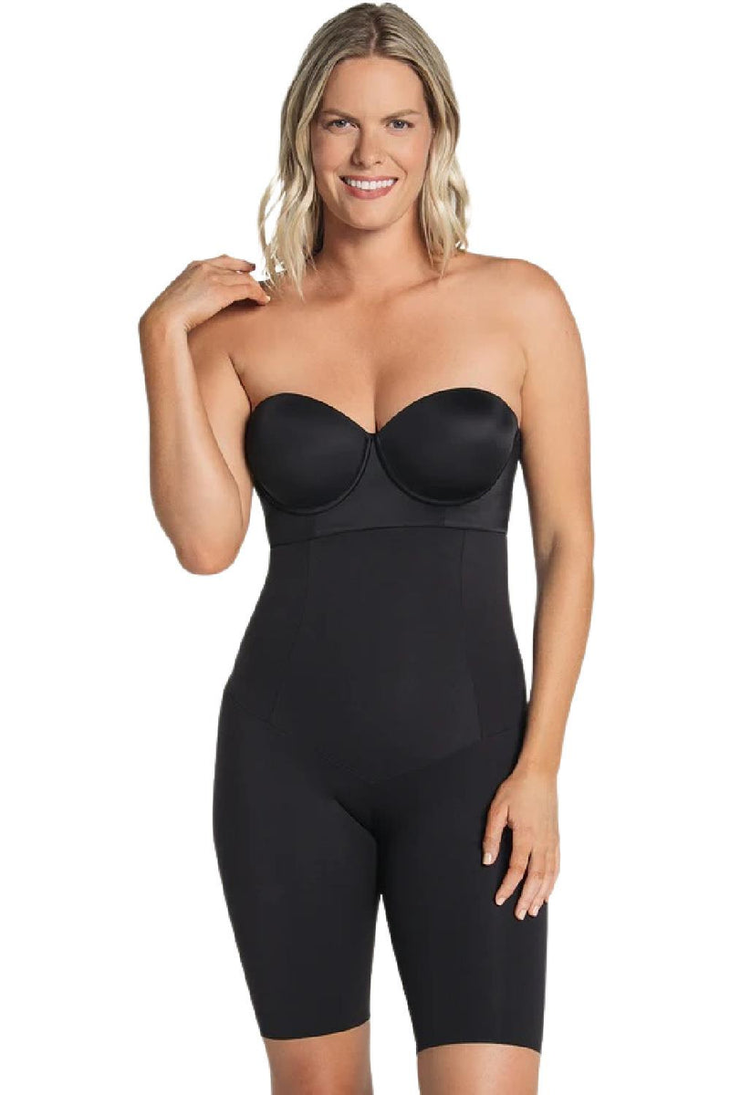 Leonisa Extra-High-Waisted Moderate Shaper Short, Black (012940)