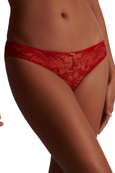 Aubade Coeur A Corps Italian Brief, Rouge Rebelle (IB27)