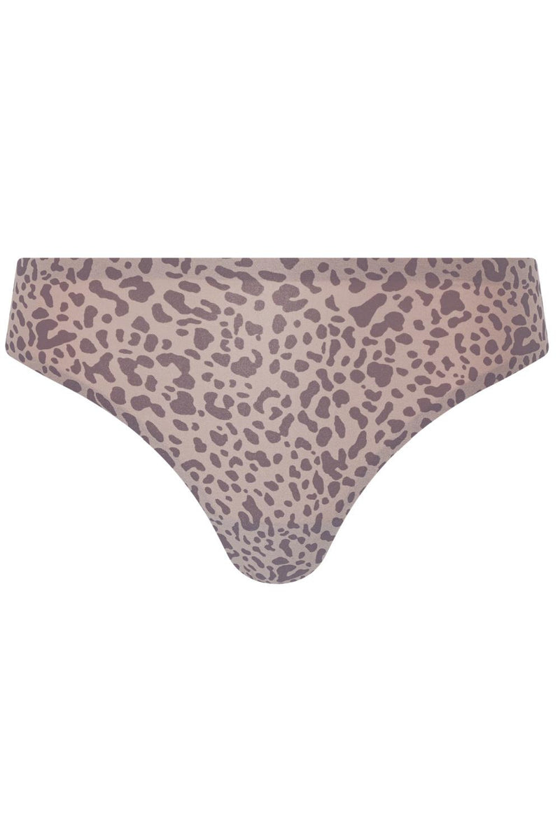 Chantelle Soft Stretch One Sized Thong, Dark Leo (C11D9)