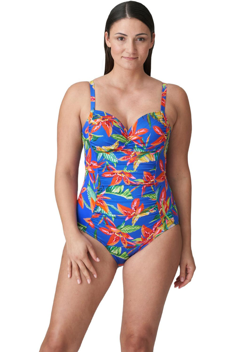 Prima Donna Latakia Full Cup Control Swimsuit 4011130 Tropical Rainforest