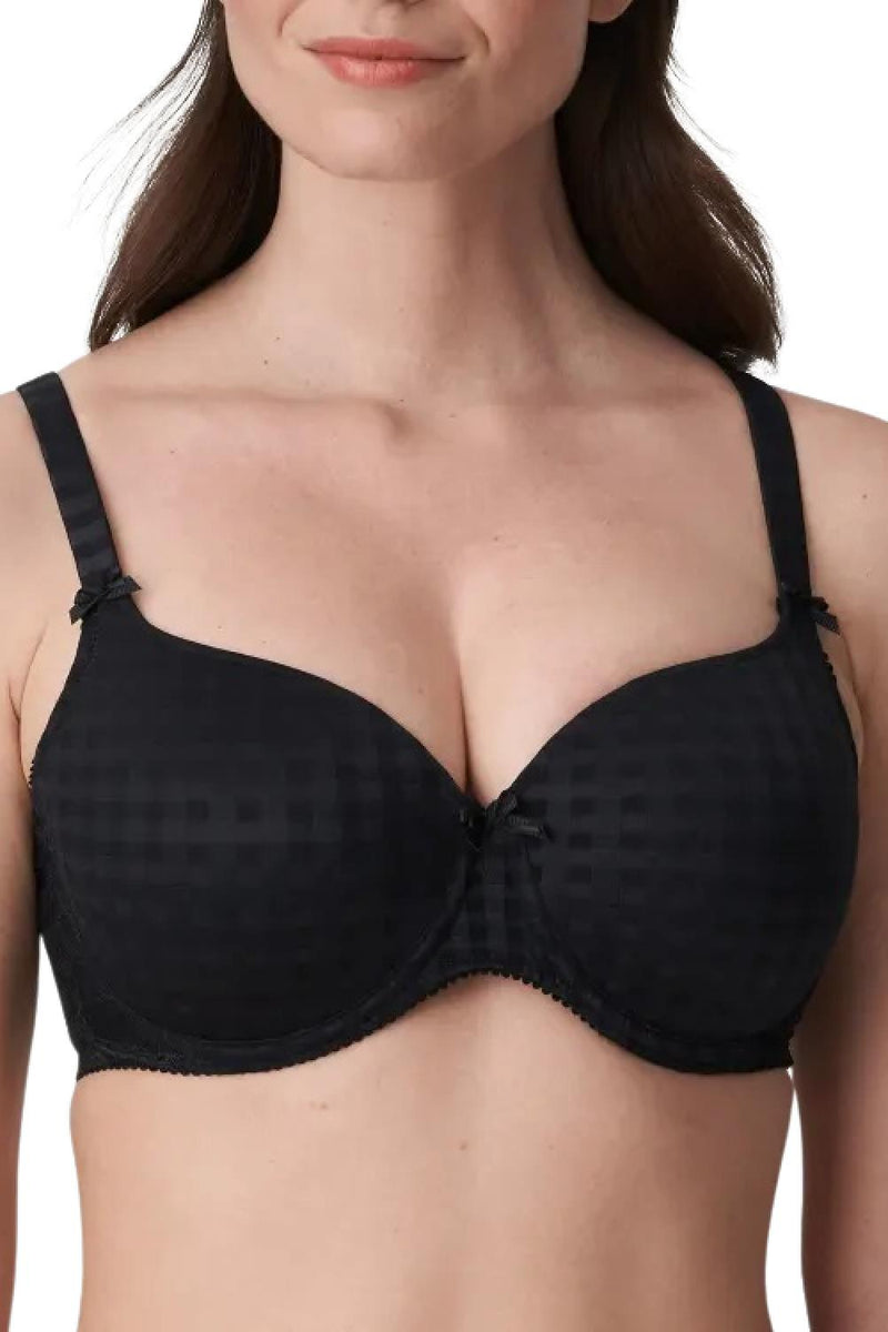 PrimaDonna Madison Padded Heart Shaped Bra (Cup C-D), Black (0262120)