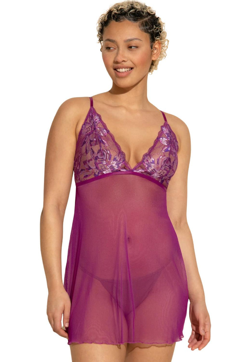 Cosabella Paradiso Chemise, Swiss Beet (PARAD2711)