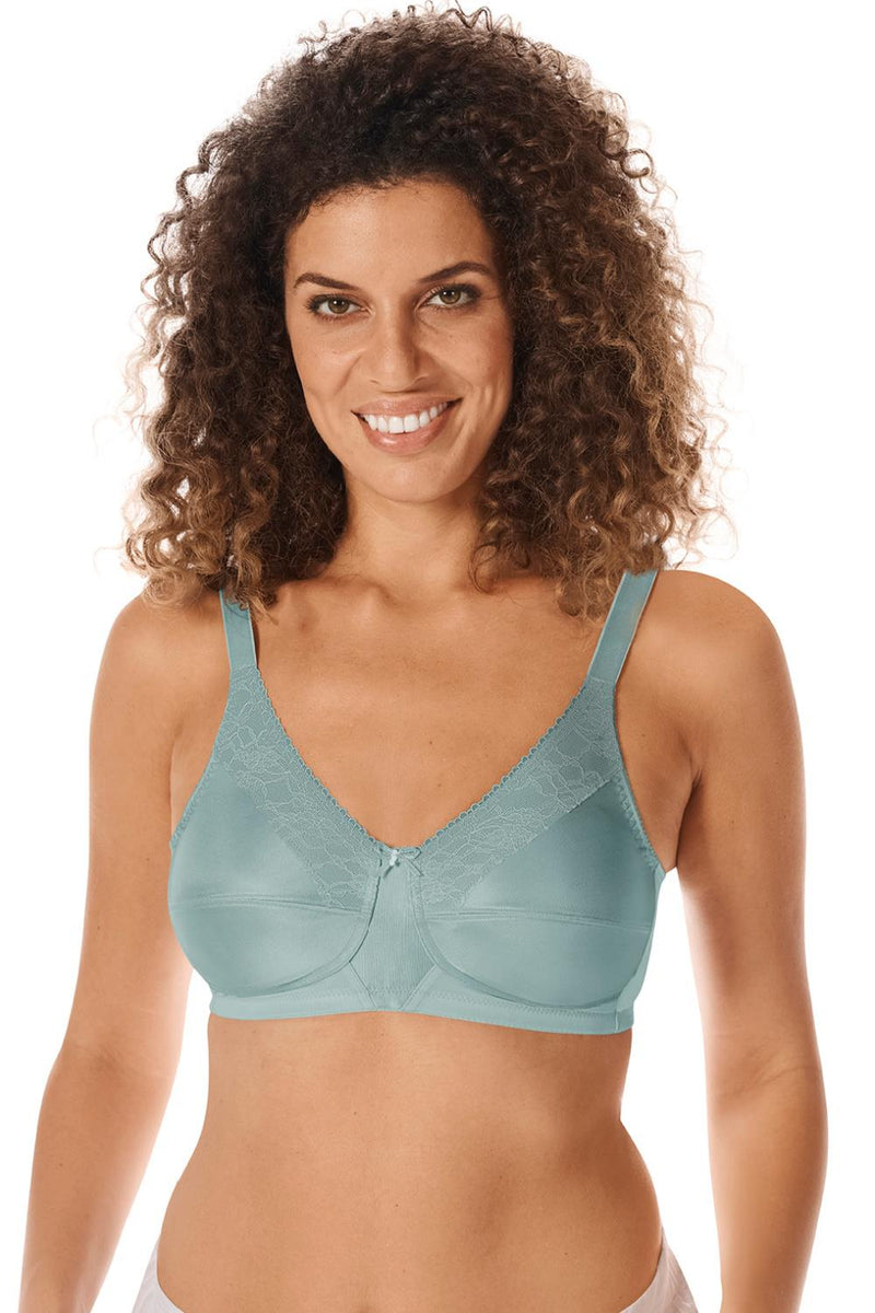 Amoena Nancy Wireless Pocketed Bra, Dark Mint (44907)