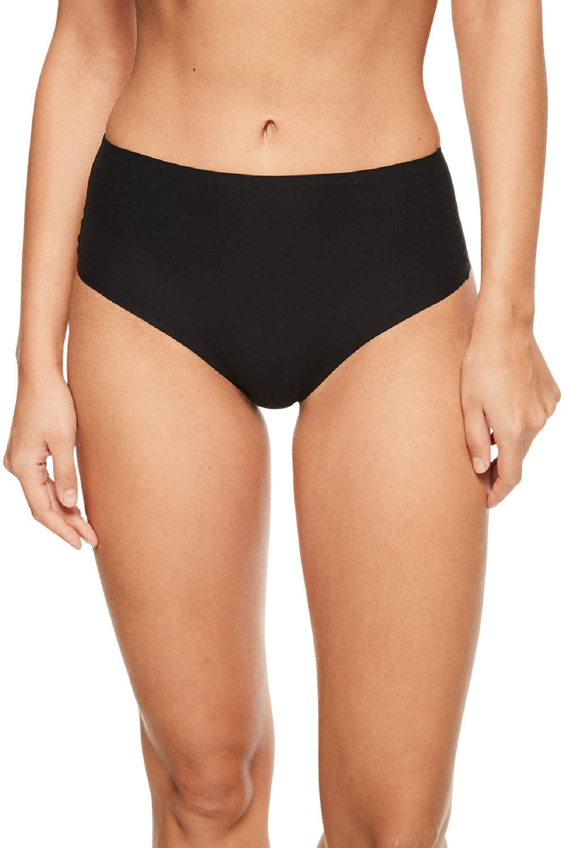 Chantelle Soft Stretch High Waist One Sized Thong, Black (C1069)