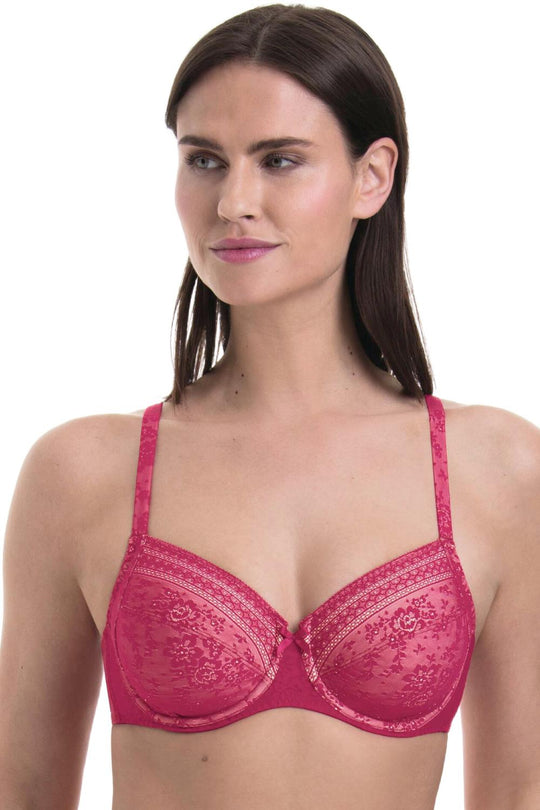 Rosa Faia Fleur Underwire Bra, Cherry Red (5653)