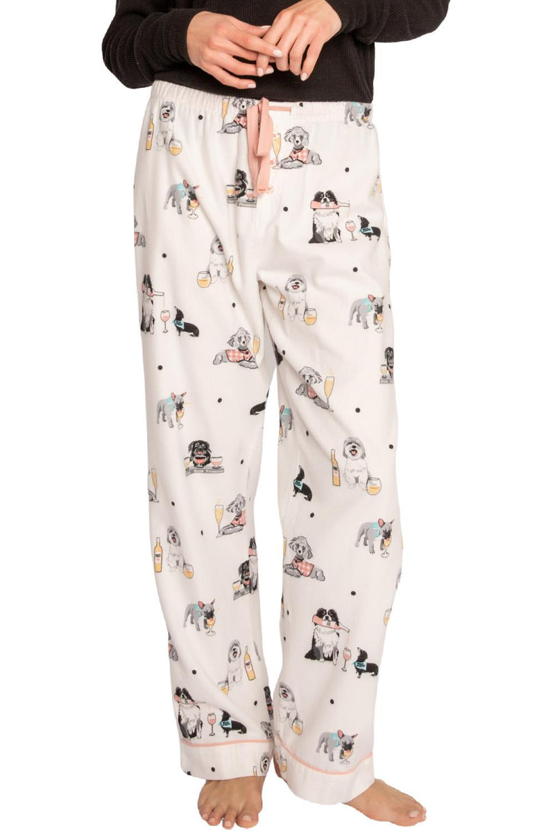 PJ Salvage Flannels Pants, Ivory (RKFLP)