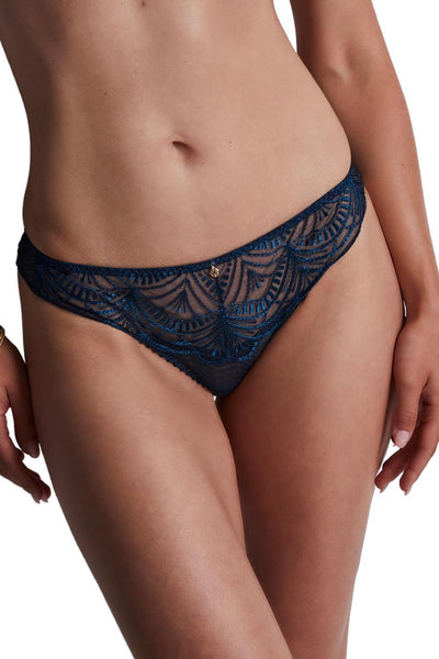 Auabde Ethnic Vibes Italian Brief, Dark Cyan (2B27)