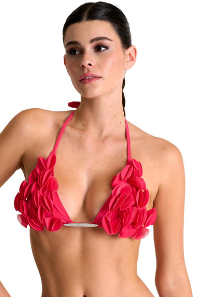 Shan Back-tie Swim Bikini Top 42495-16 Rose