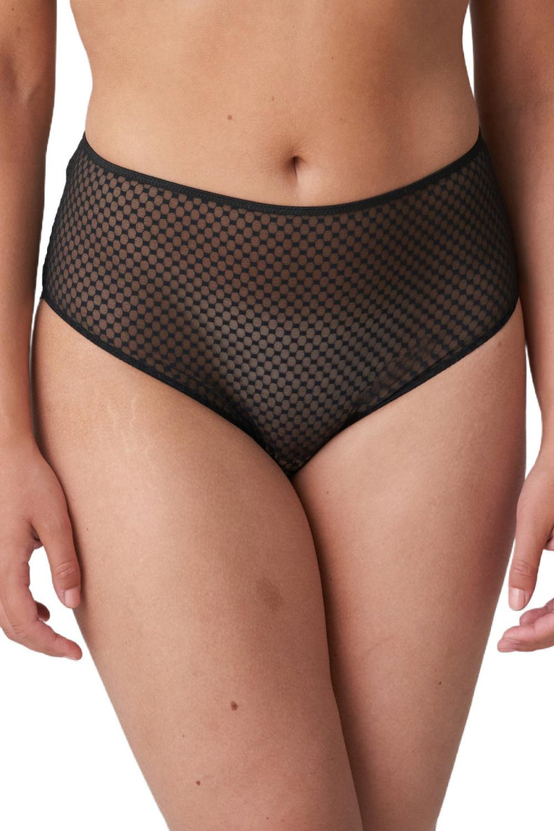 PrimaDonna Twist Glass Beach High Waist Brief, Black (0542352)