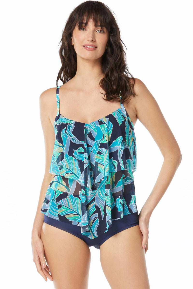 Beach House Seaglass Palm Portia Tankini H2D068