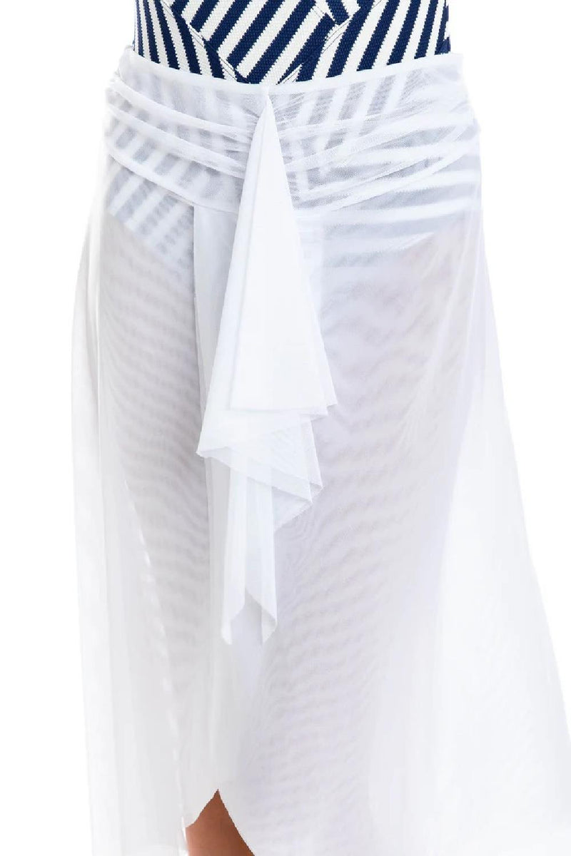 Togs Mesh Frill Skirt SW14TH White