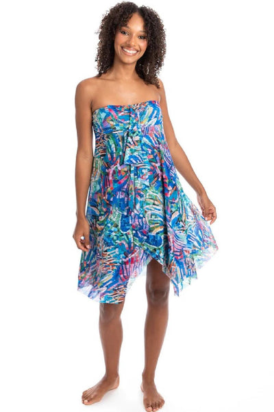 Togs Ravenna Mesh Frill Skirt, Multi (PR14TH)