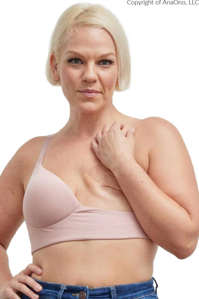 AnaOno Rachel Unilateral Molded Right Cup Sling Bra, Blush (AO-092R)