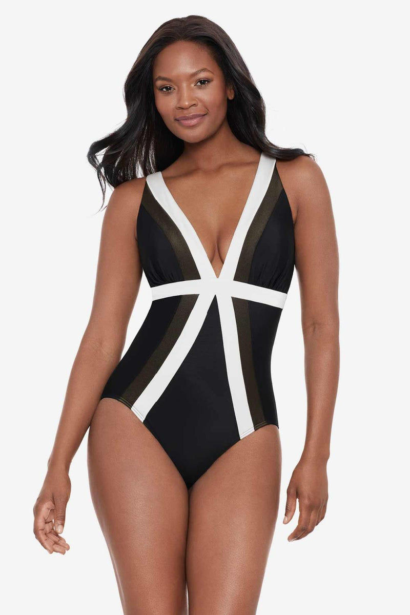Miraclesuit Spectra Trilogy Swimsuit 6554352 Black