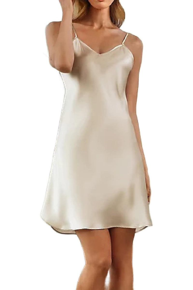Shadowline Satin Essentials Chemise, Taupe (27291)