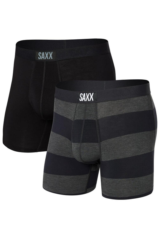 SAXX Vibe Boxer Brief 2 Pack SXPP2V-GRB (Graphite/Ombre)
