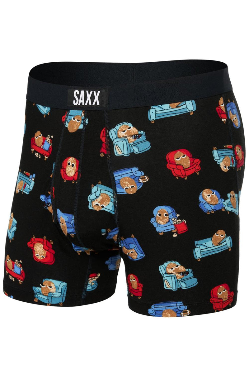 SAXX Ultra Boxer Brief SXBB30F-COU (Couch Potato-Black)