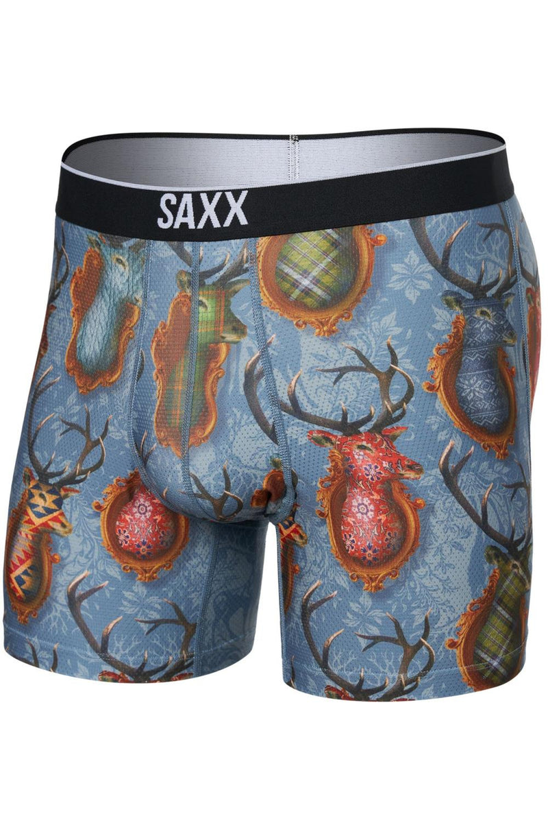 SAXX Volt Boxer Brief SXBB29-MDF (Mr. Deer Face - Slate)