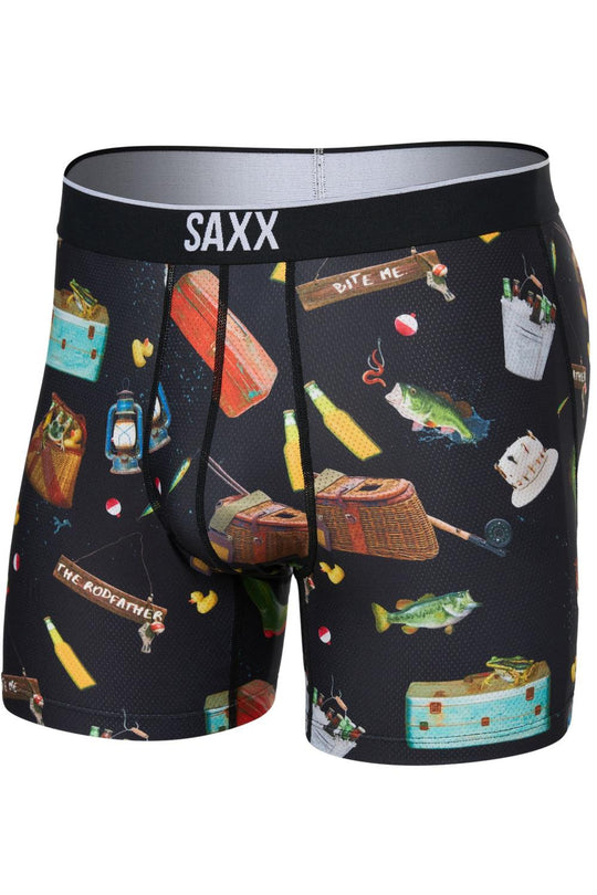 SAXX Volt Boxer Brief SXBB29-PHR (Catch Phrases-Black)