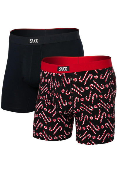 SAXX Vibe Dropstop Xtra Boxer 2 Pack SXPP2VX-MCB (Mint Condition/Black)