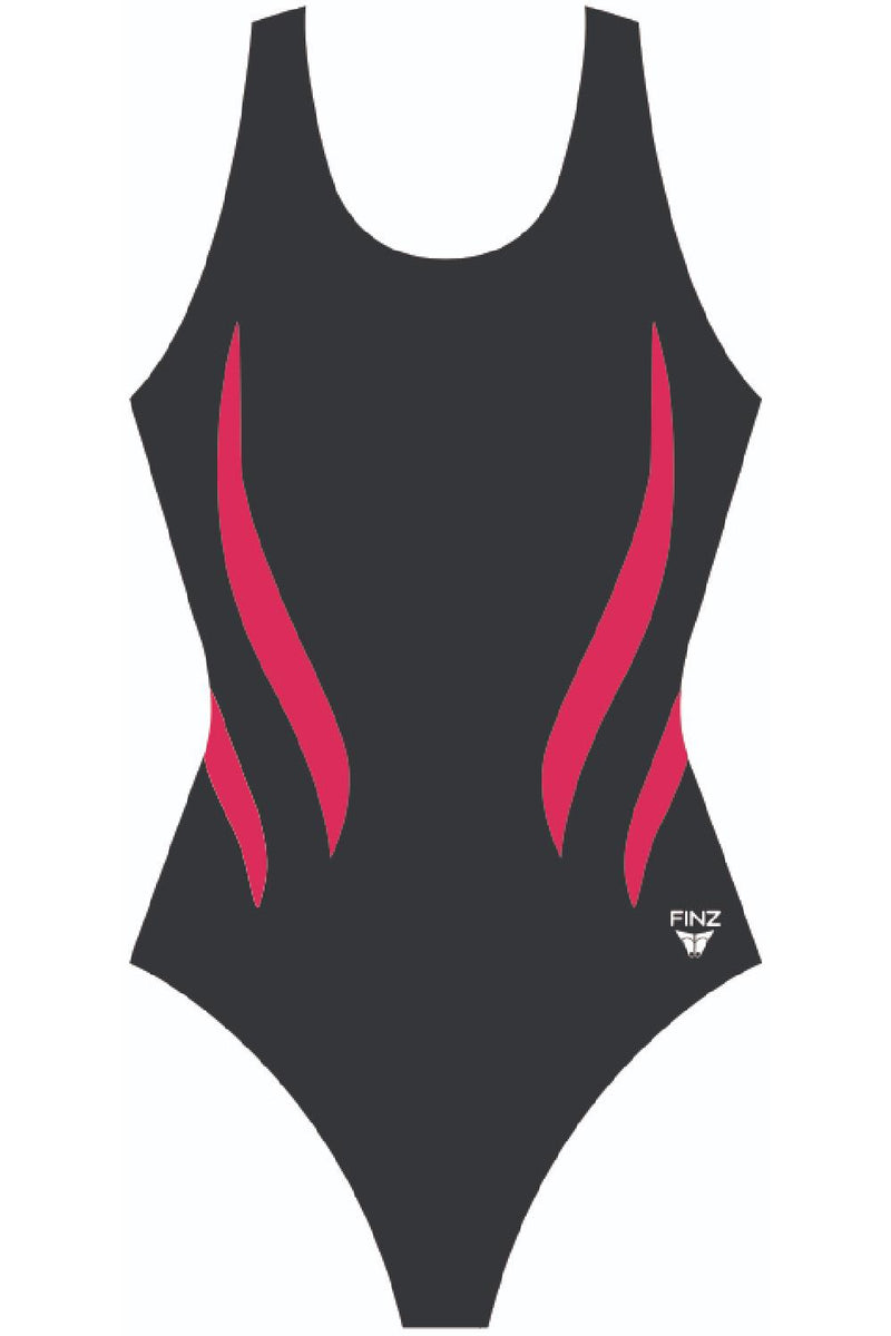 Finz Chlorine Resistant Lightning Splice Swimsuit FZW9406