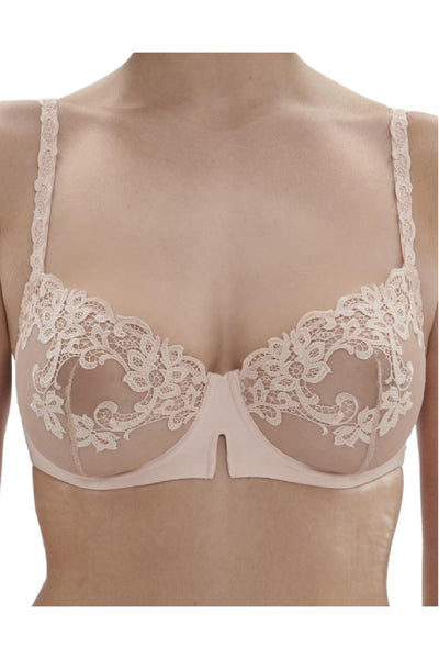 Simone Perele SAGA Sheer Demi Bra, Rose Nude (15C330)