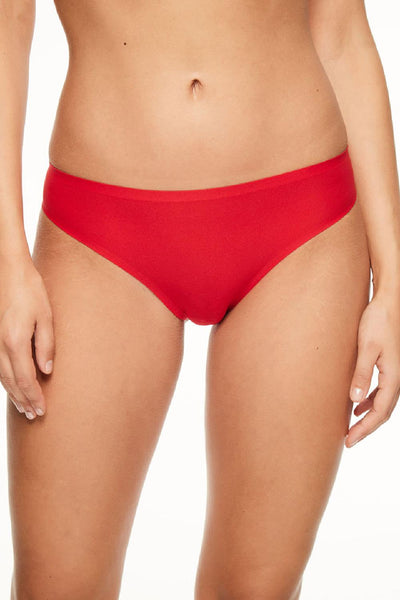 Chantelle Soft Stretch One Sized Thong, Poppy (2649)